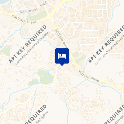 location of hotel on a map
