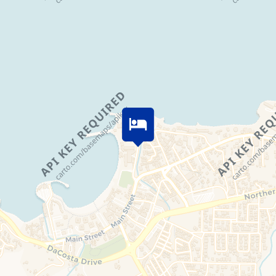 location of hotel on a map