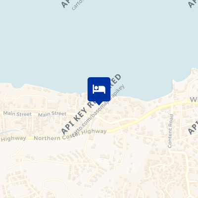 location of hotel on a map
