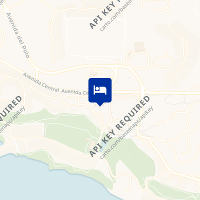 location of hotel on a map