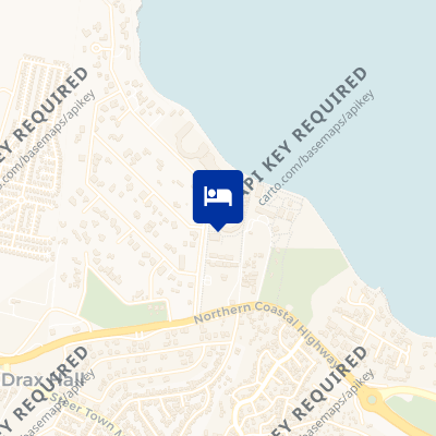 location of hotel on a map