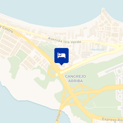 location of hotel on a map