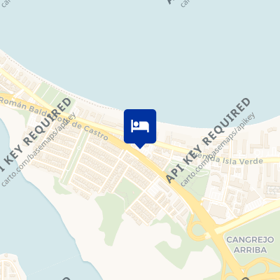 location of hotel on a map