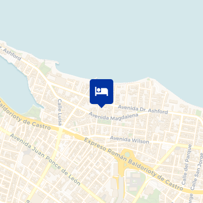 location of hotel on a map