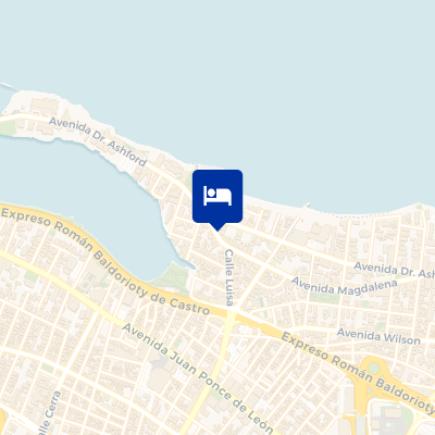 location of hotel on a map
