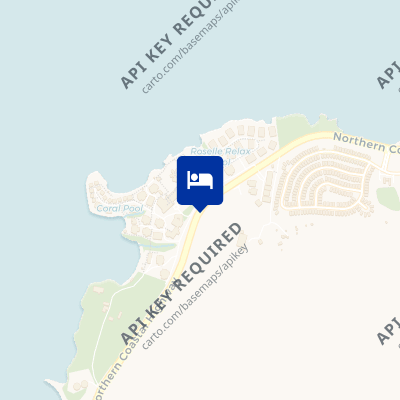 location of hotel on a map