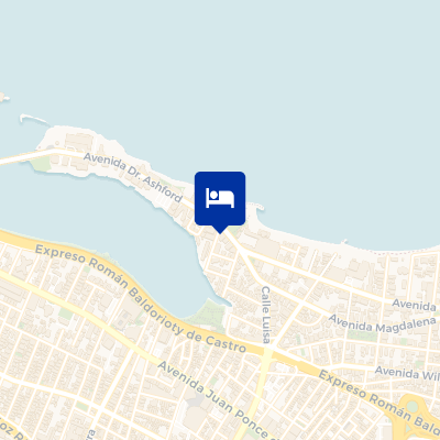 location of hotel on a map