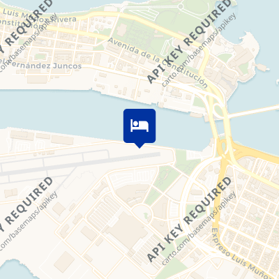 location of hotel on a map
