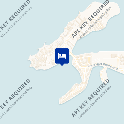location of hotel on a map