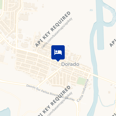 location of hotel on a map