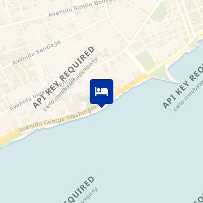 location of hotel on a map