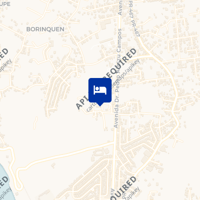 location of hotel on a map