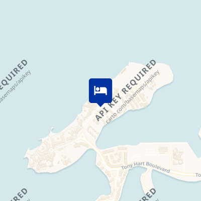 location of hotel on a map