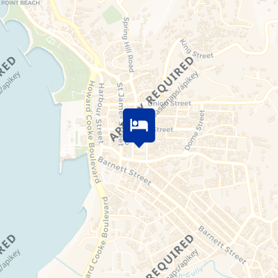 location of hotel on a map