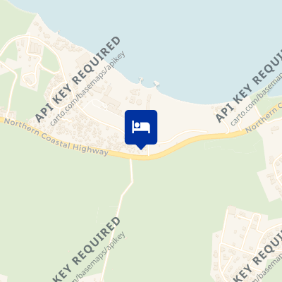 location of hotel on a map