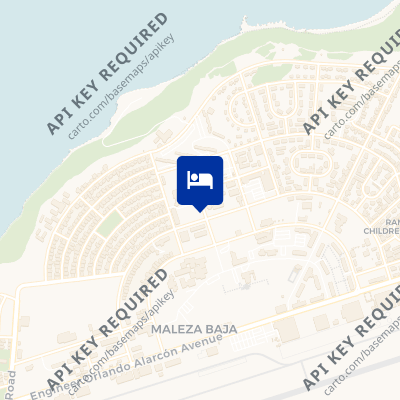 location of hotel on a map
