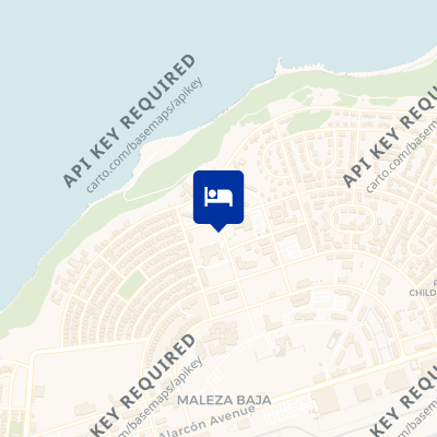 location of hotel on a map