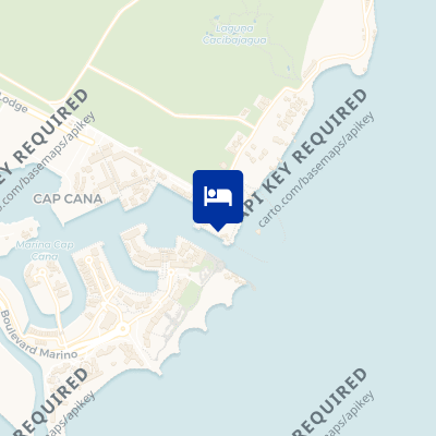 location of hotel on a map