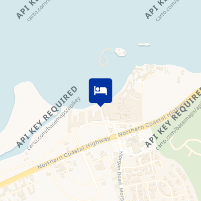 location of hotel on a map