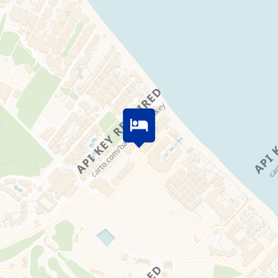 location of hotel on a map