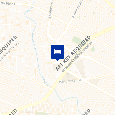 location of hotel on a map