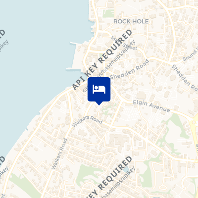 location of hotel on a map