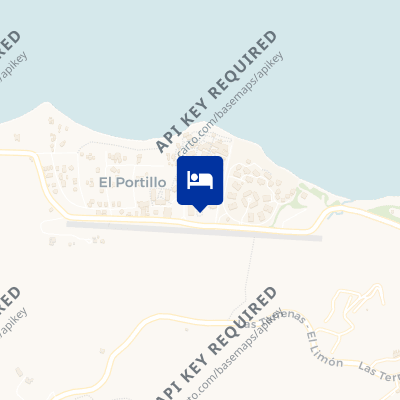 location of hotel on a map