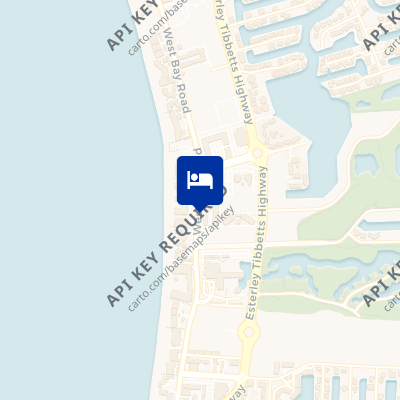 location of hotel on a map
