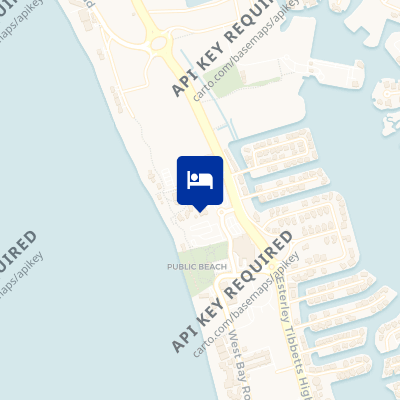 location of hotel on a map