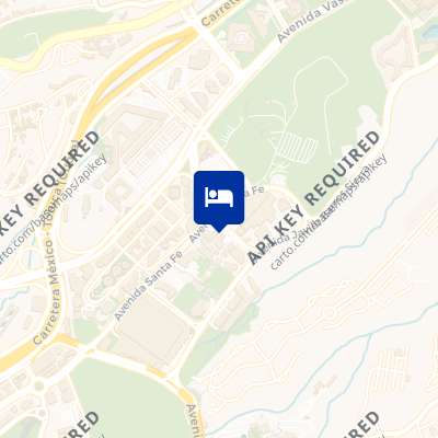 location of hotel on a map