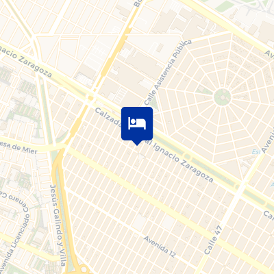location of hotel on a map