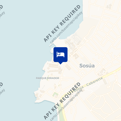 location of hotel on a map