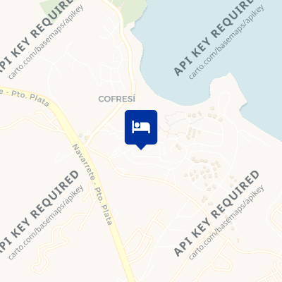 location of hotel on a map