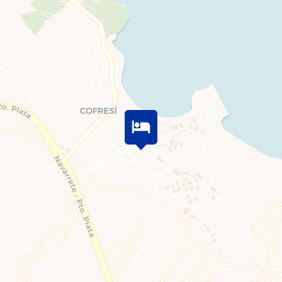 location of hotel on a map