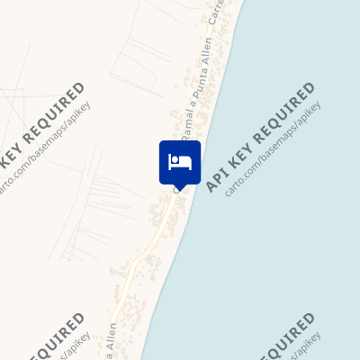 location of hotel on a map