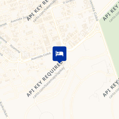 location of hotel on a map