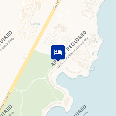 location of hotel on a map