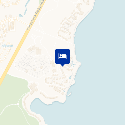 location of hotel on a map