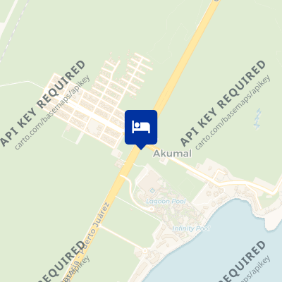 location of hotel on a map