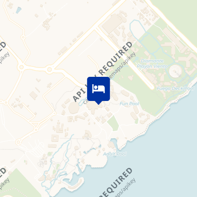 location of hotel on a map