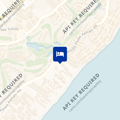 location of hotel on a map