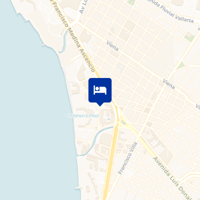 location of hotel on a map