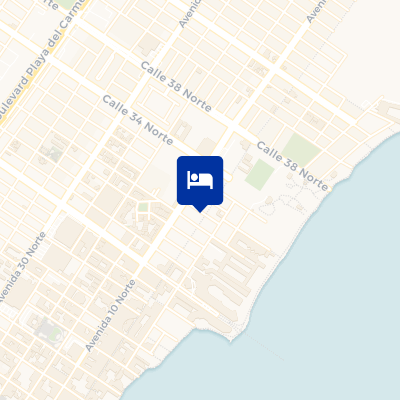 location of hotel on a map