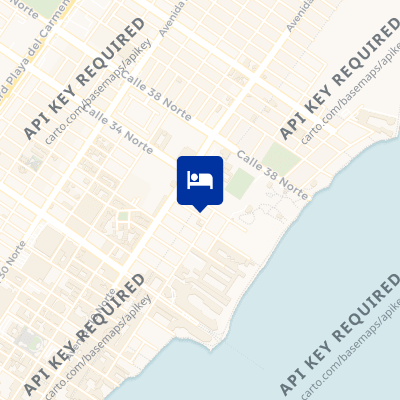 location of hotel on a map