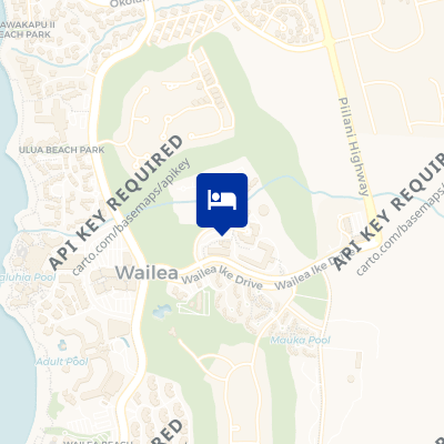 location of hotel on a map