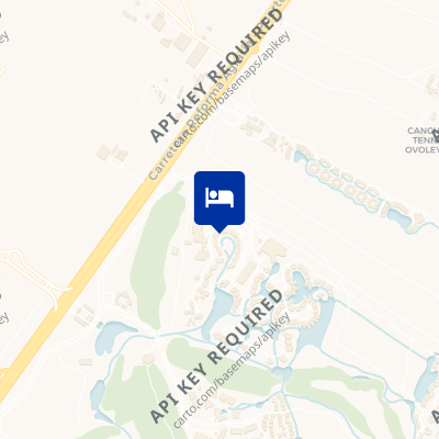 location of hotel on a map