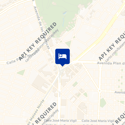 location of hotel on a map