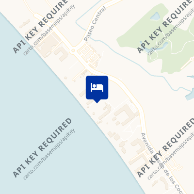 location of hotel on a map