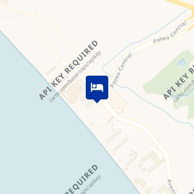 location of hotel on a map