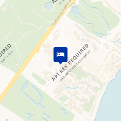 location of hotel on a map